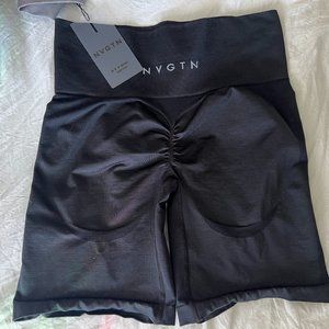 S NWT NVGTN Black Contour 2.0 Seamless Shorts